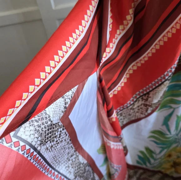 New York & Co Maxi Colorful Dress Size MEDIUM - Picture 8 of 11